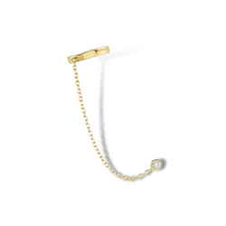Out in the Wild Diamond Ear Cuff