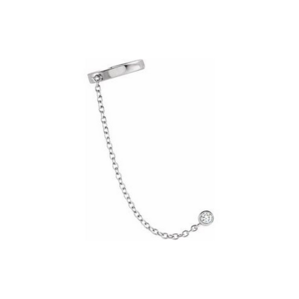Out in the Wild Diamond Ear Cuff